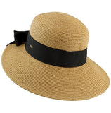 Summer Hat Paper Braid  Round Crown.