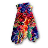 Signature Printed Velvet Gloves