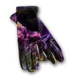 Signature Printed Velvet Gloves