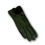 Faux Suede Touchscreen Gloves