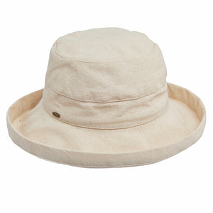 Summer Hat Cotton Round Crown