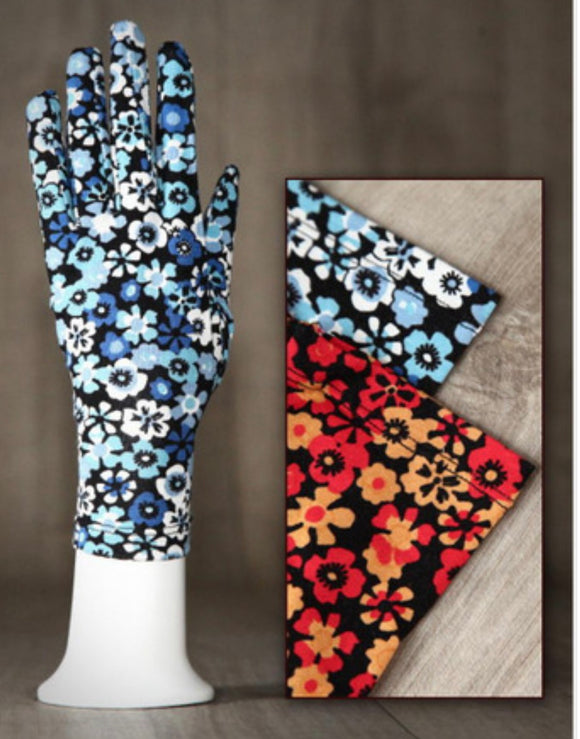 Spring Summer Printed  Gloves