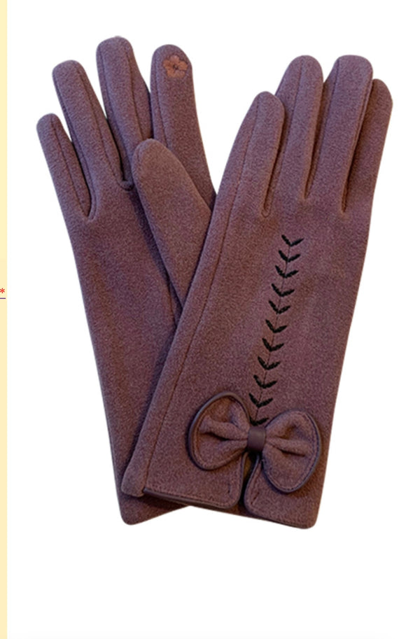 Bow  Touchscreen Gloves