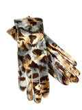 Signature Printed Velvet Gloves